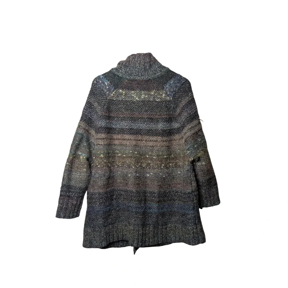 Free People Cardigan Sweater Womens Medium Brown Boho Oversized Chunky Knit Cozy